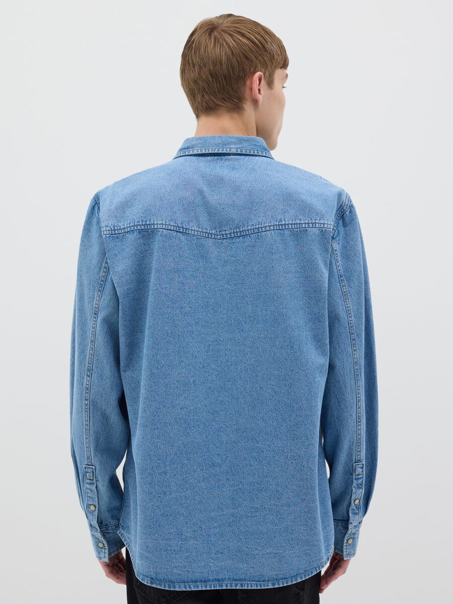 Cowboy shirt in denim_2