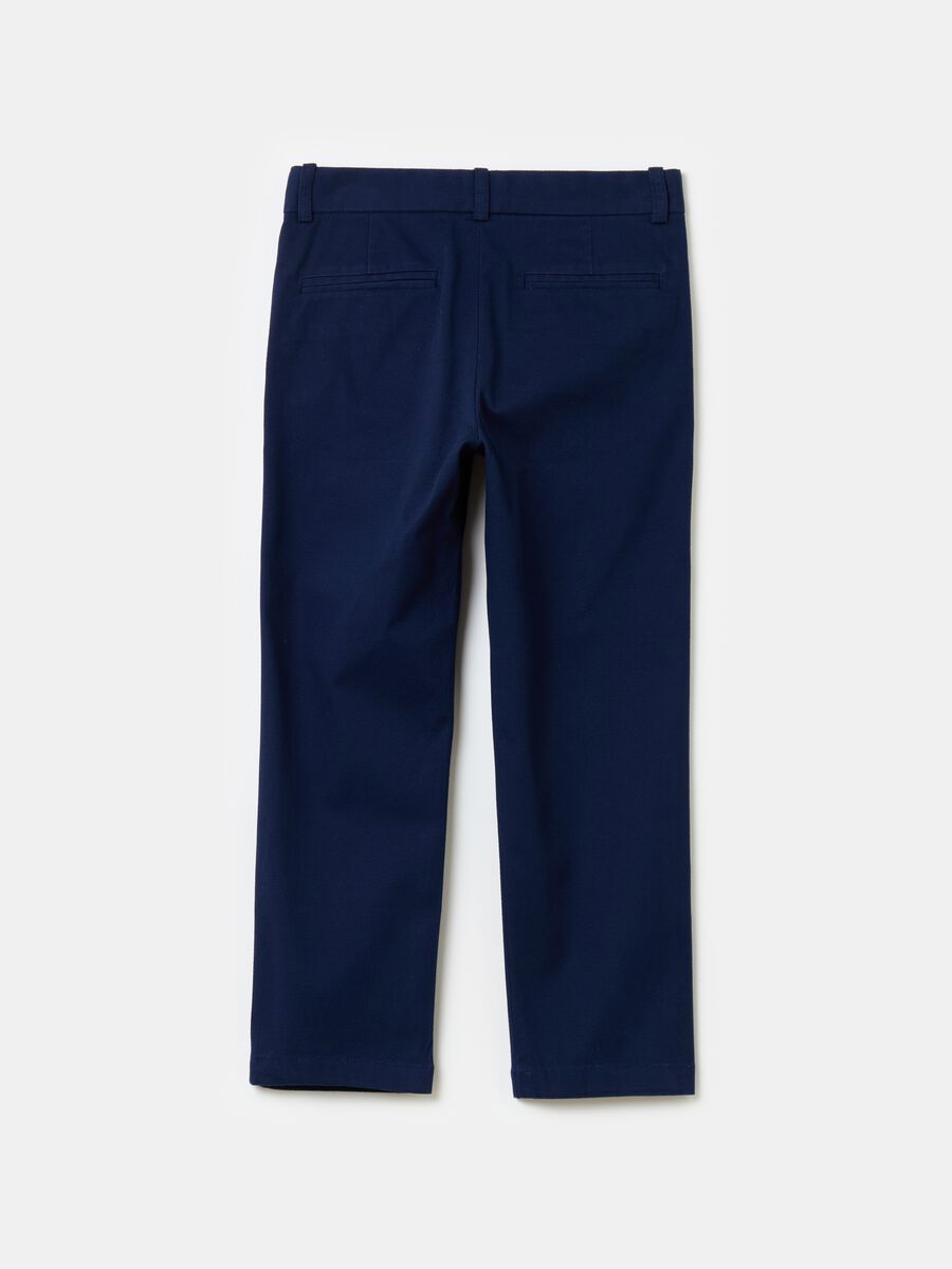 Pantaloni chino in cotone stretch_4