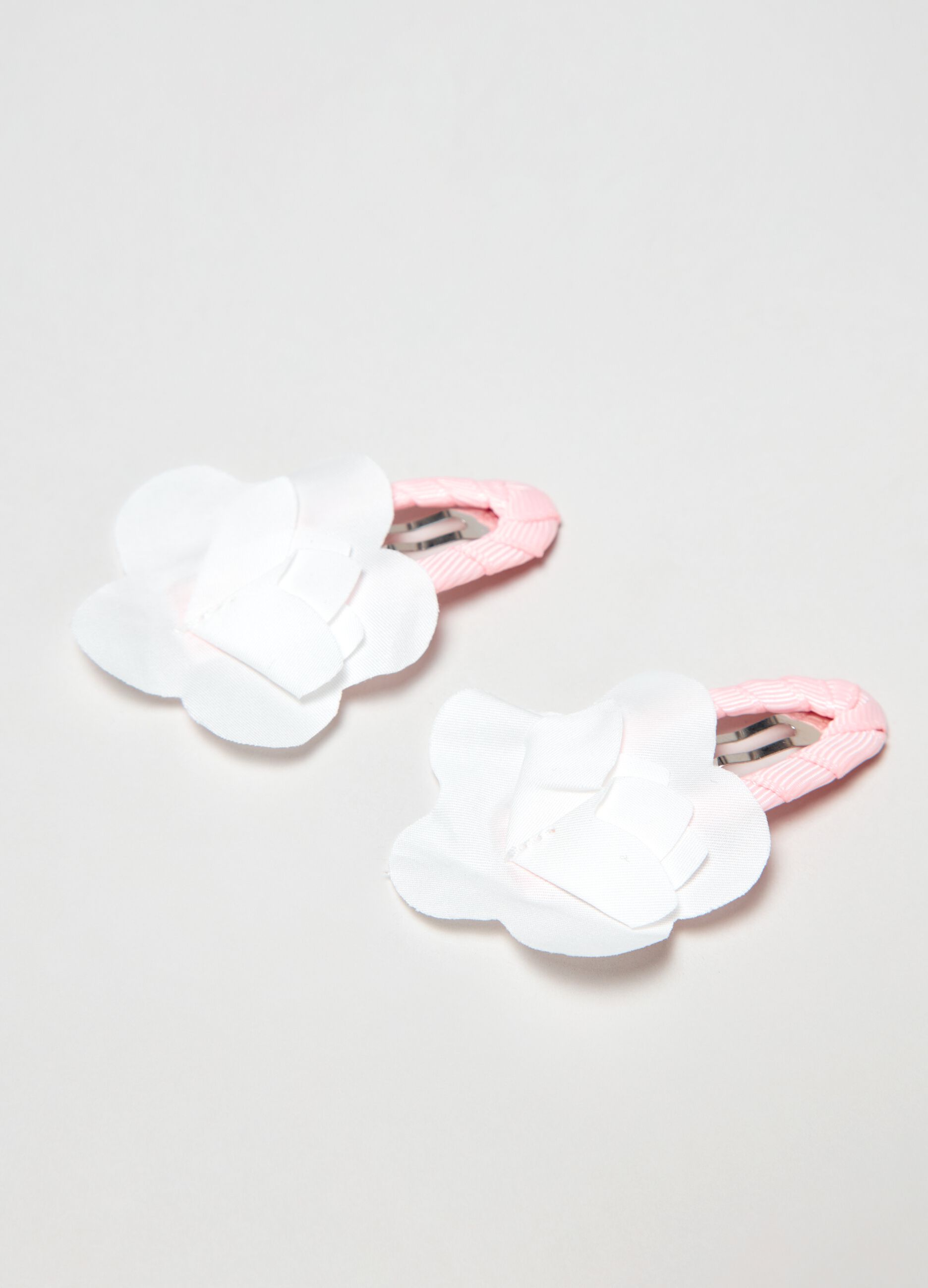 Set due mollette con fiore_0