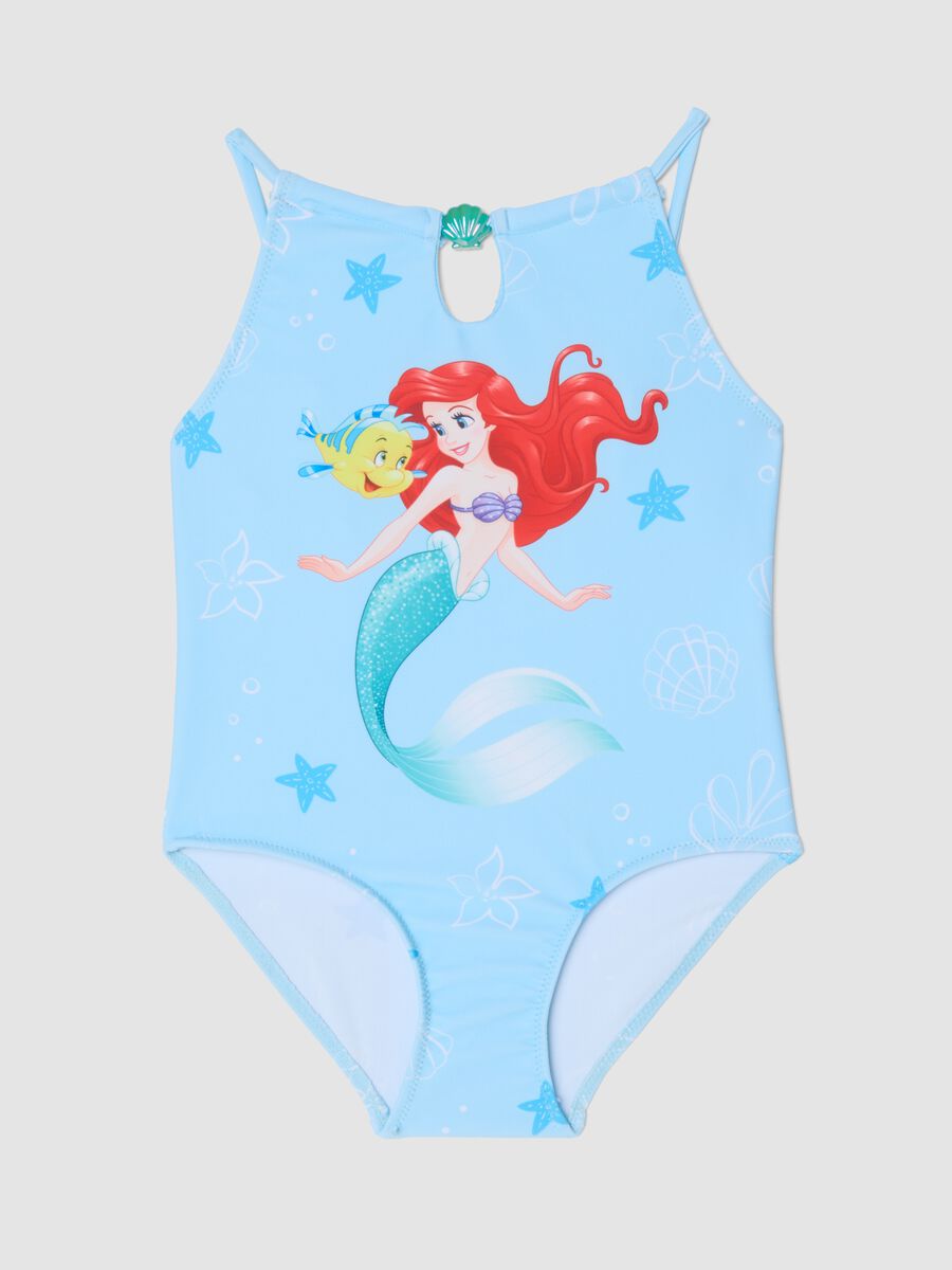 Costume intero azzurro in tessuto elasticizzato_0