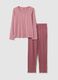 Pink pure cotton pyjamas regular fit_4