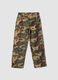 Corduroy Carpenter Pants Washed Camo_0