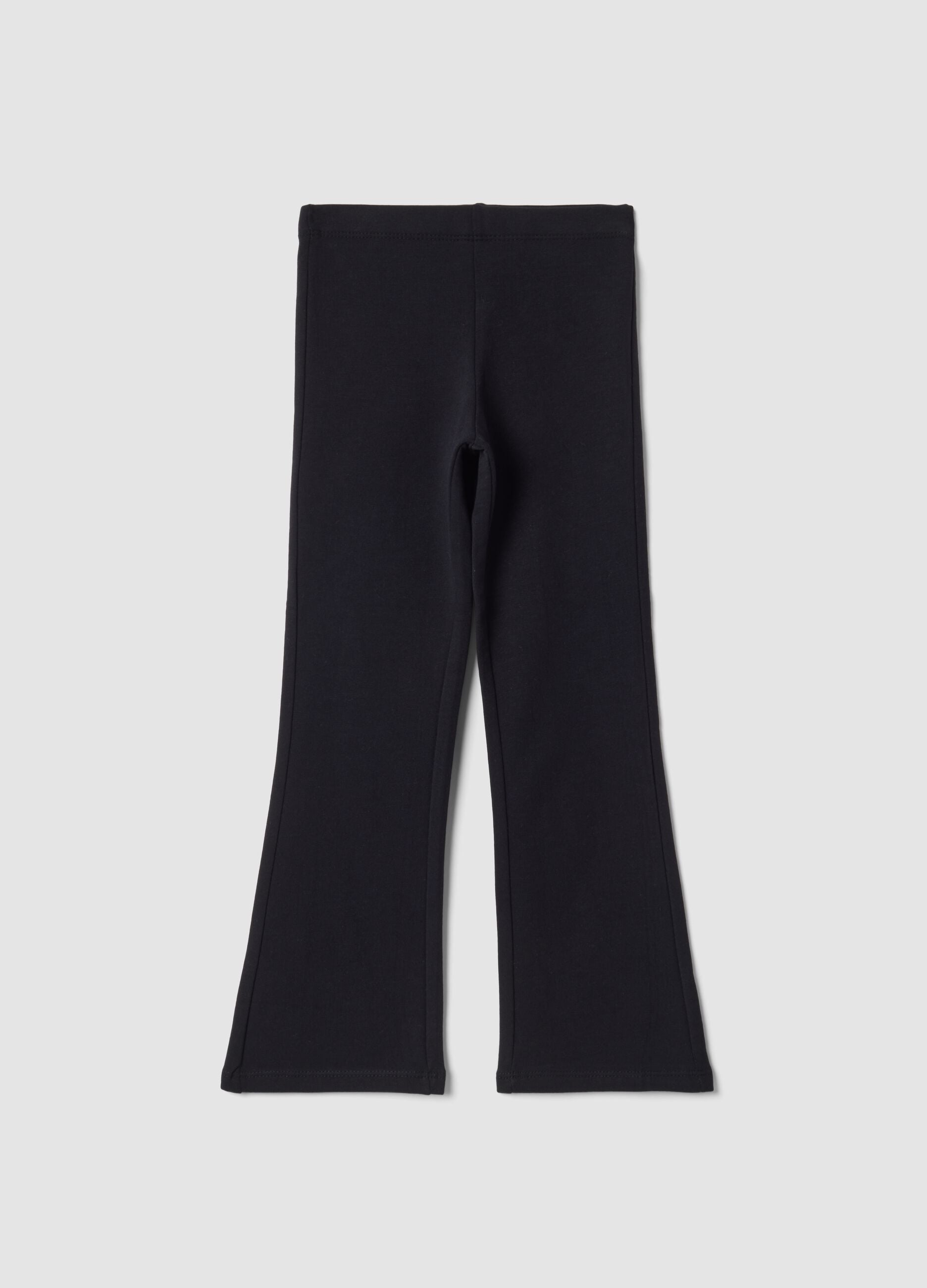 Blue skinny-fit leggings in stretch organic cotton