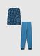 Children's Blue Fleece Pyjamas_1