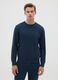 Dark Blue Crew Neck Sweatshirt_0