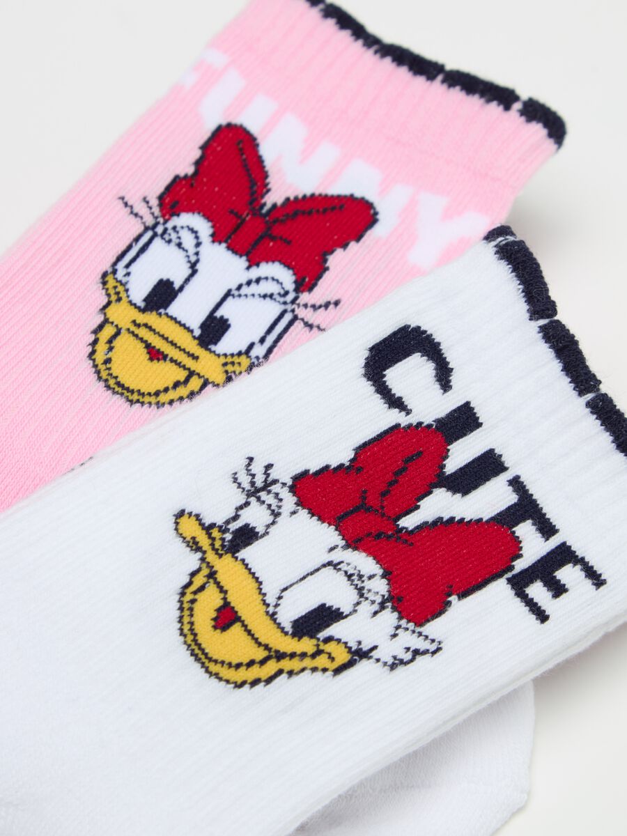 Three-pair pack socks with Daisy Duck and Minnie Mouse design_2