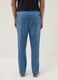 Jeans in cotone denim elasticizzato azzurro regular fit_2