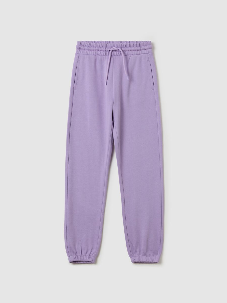 Joggers Essential in felpa con coulisse_0