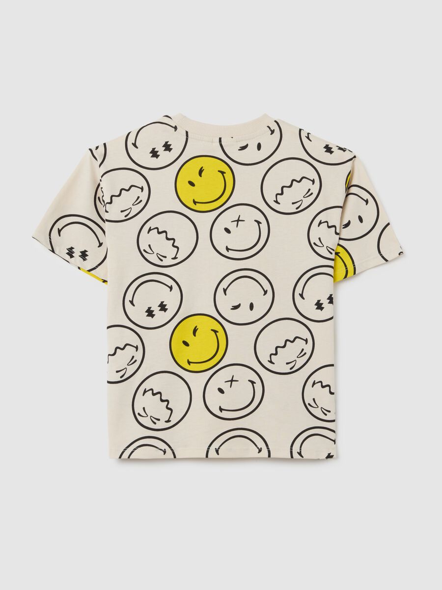 Children's multicolor pure cotton regular fit T-shirt with print_1
