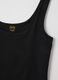 Women's black stretch cotton top_5