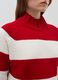 Striped knit top with mock neck_3