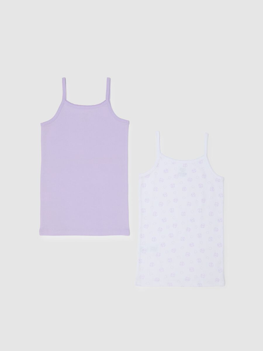 Girls' multicolour pure cotton vest pack_1