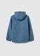 Boys' jacket in blue fabric regular fit_4