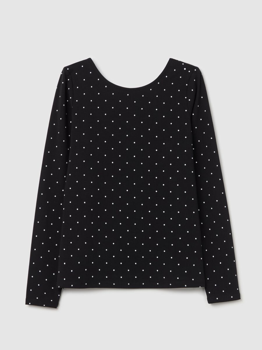 Long-sleeved T-shirt with boat neck_4