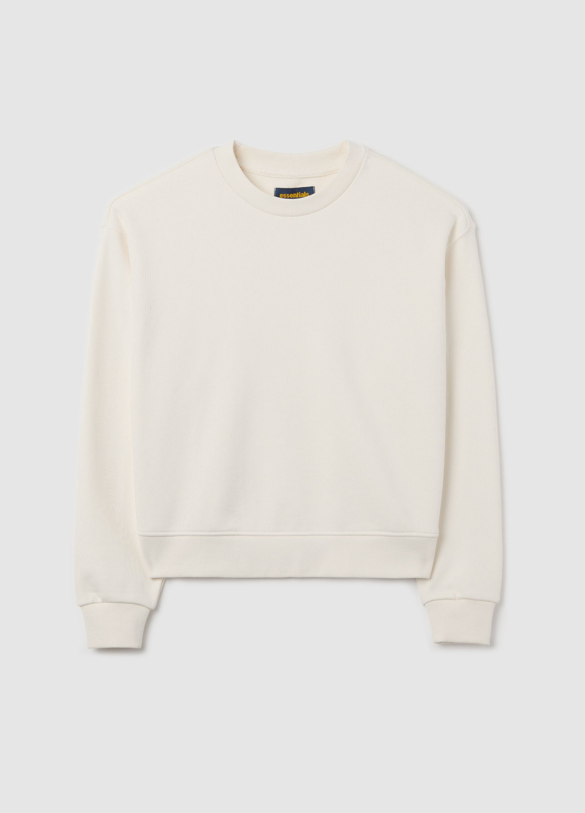 Essential sweatshirt with round neck