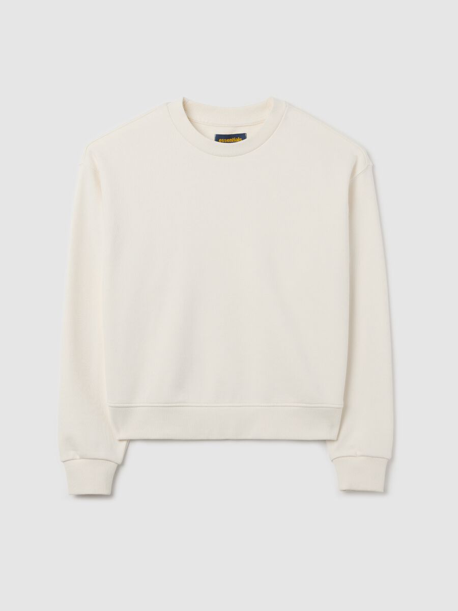Essential sweatshirt with round neck_4