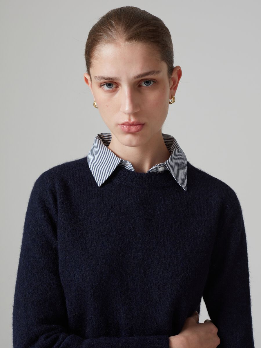 Pullover con scollo rotondo_1