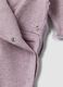 Purple organic cotton wrapover babygrow for baby girl_3