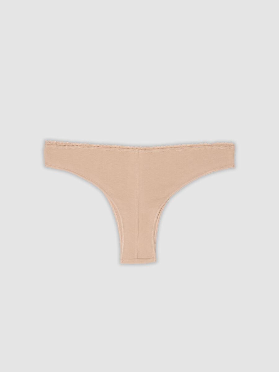 Three-pack of multicolour briefs in stretch organic cotton_1