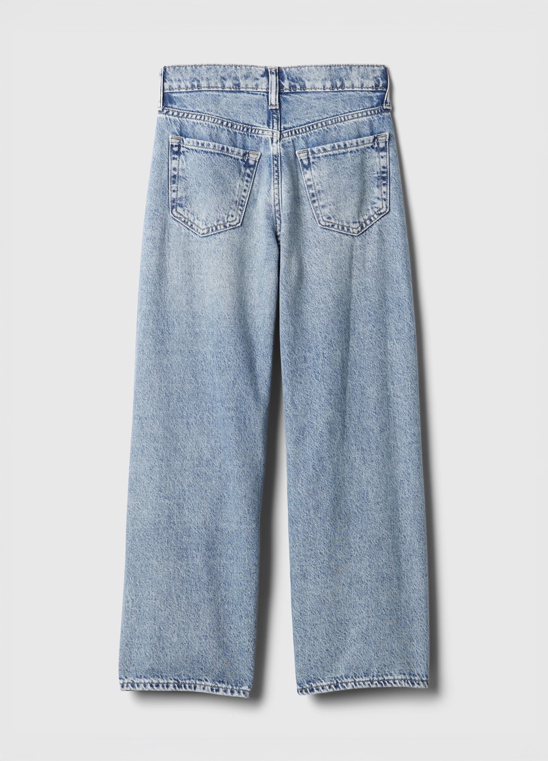 Jeans larghi in denim