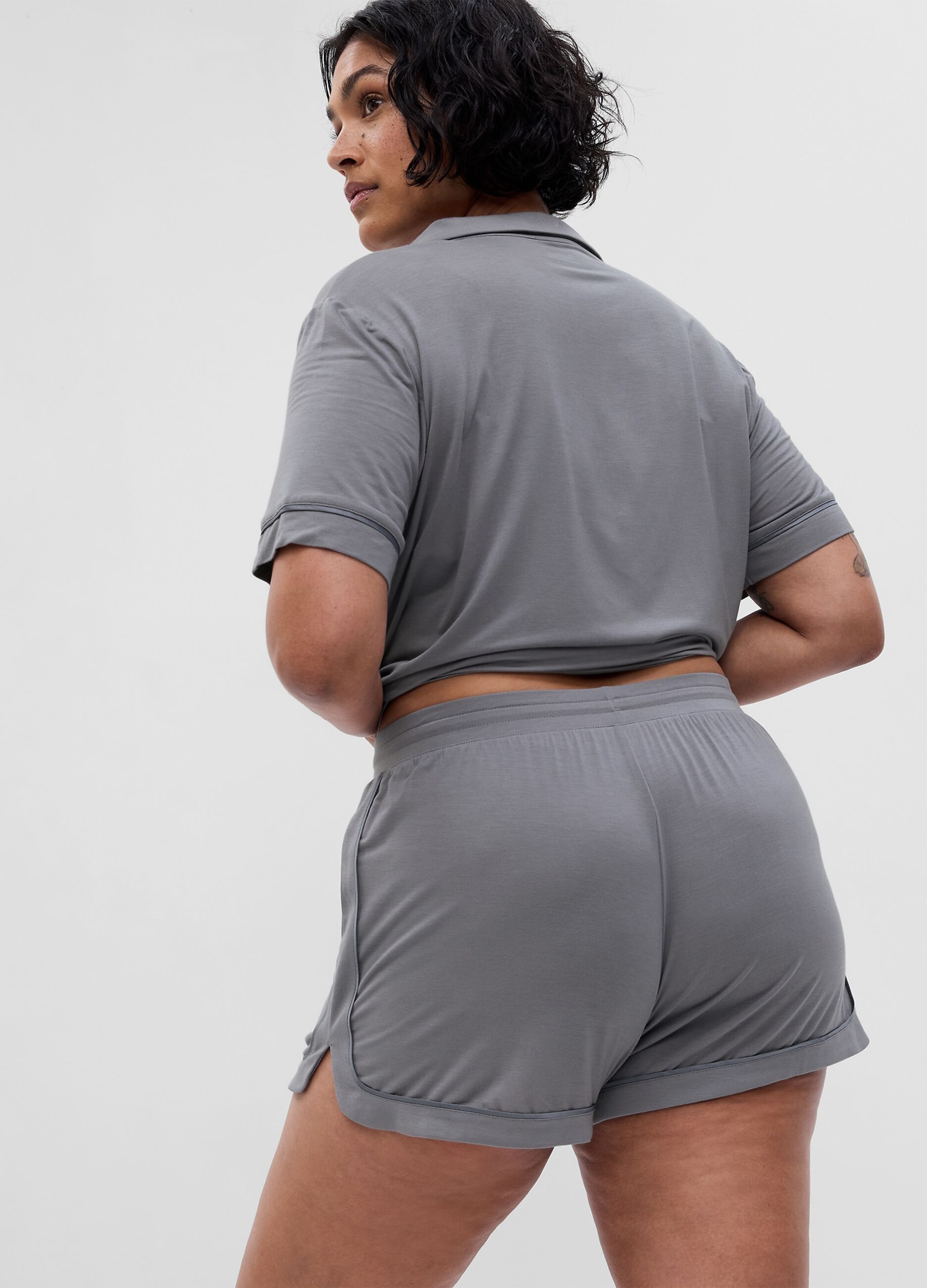 Shorts pigiama con coulisse