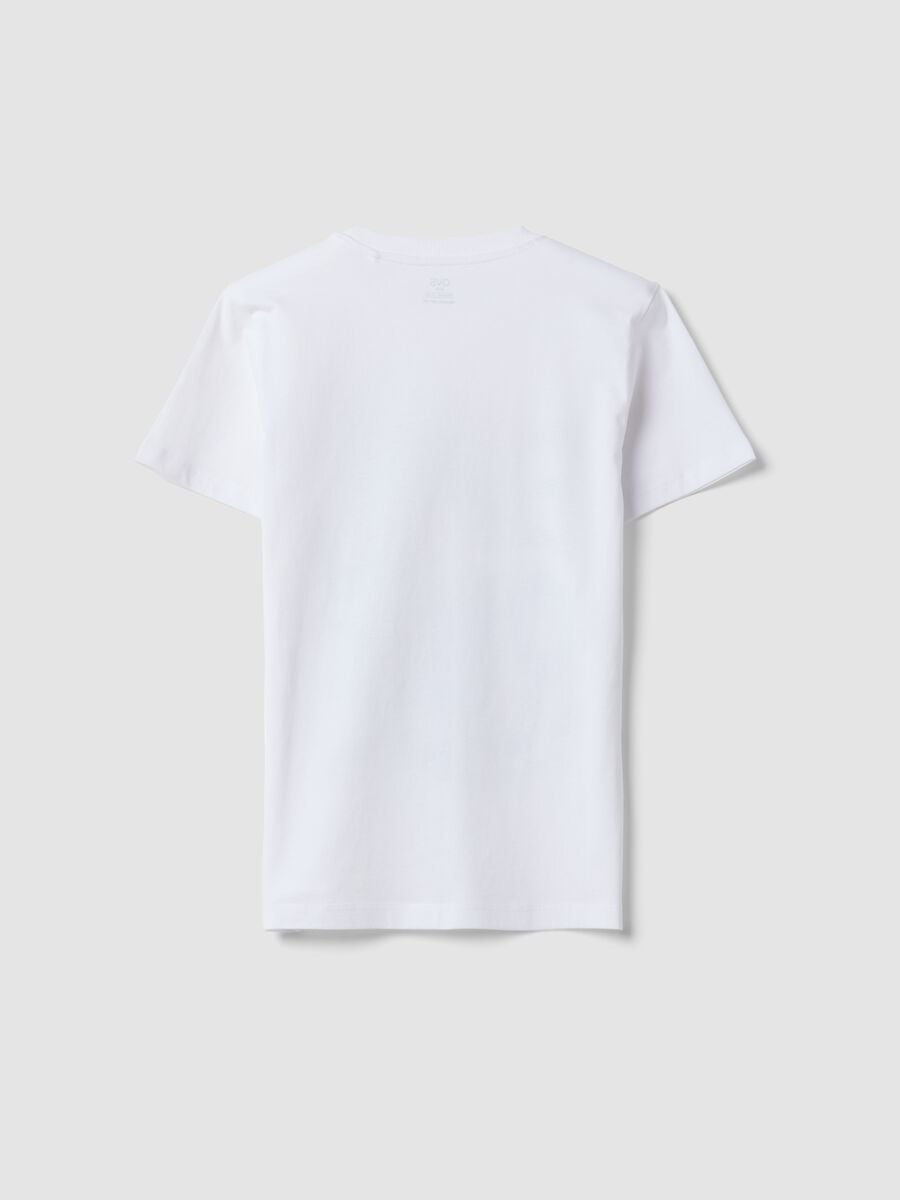 White short-sleeve organic cotton T-shirt_1