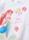 White and pink stretch cotton T-shirt and shorts set for girls, regular fit_2