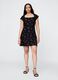 Black Floral Short Dress_3
