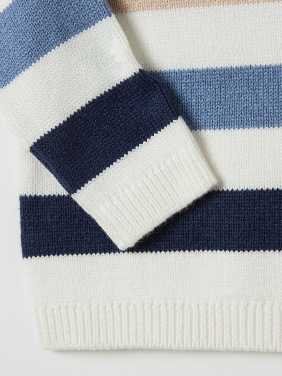 Striped cotton pullover_3