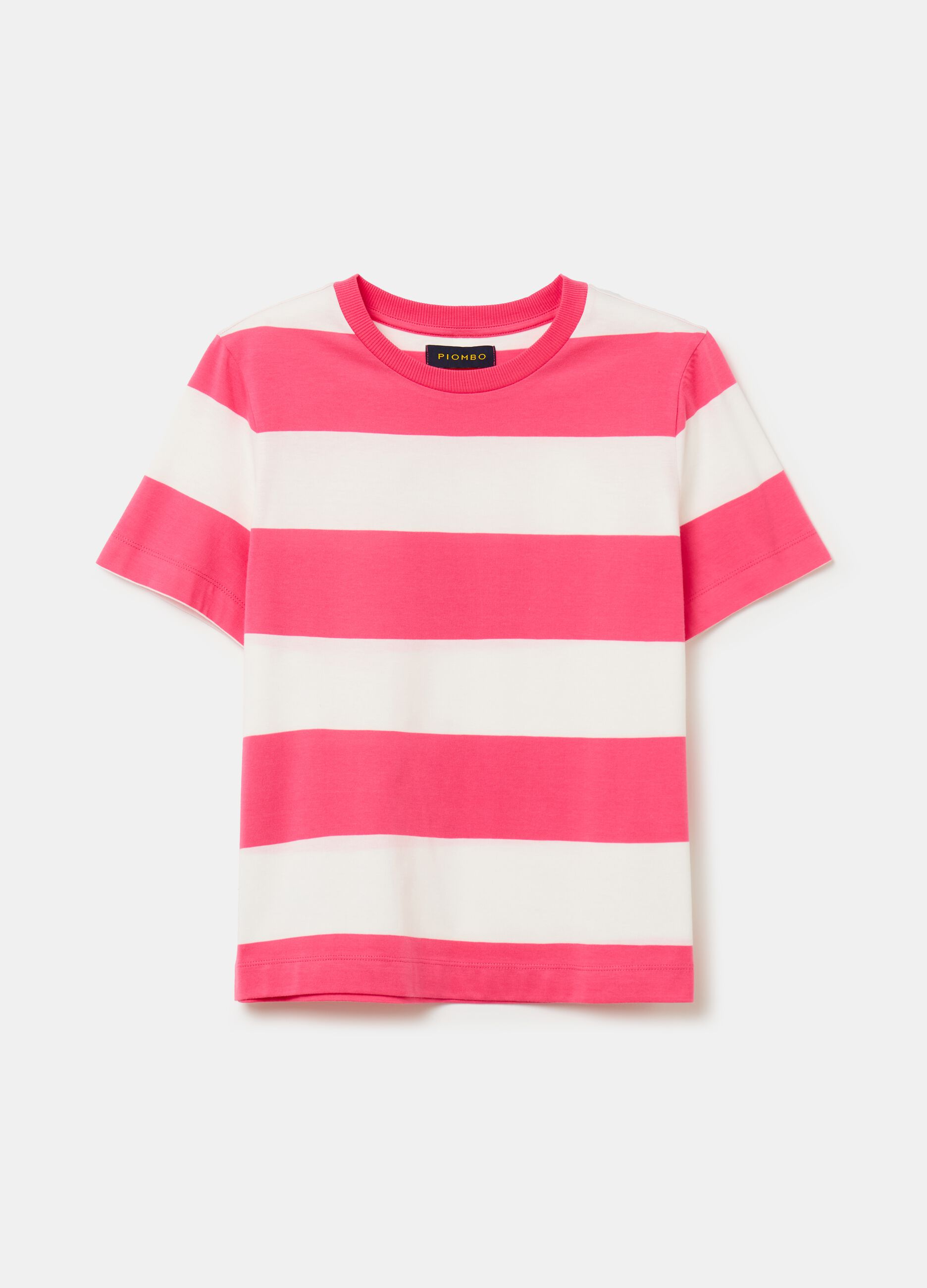 T-shirt in cotone a righe