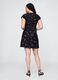 Black Floral Short Dress_4