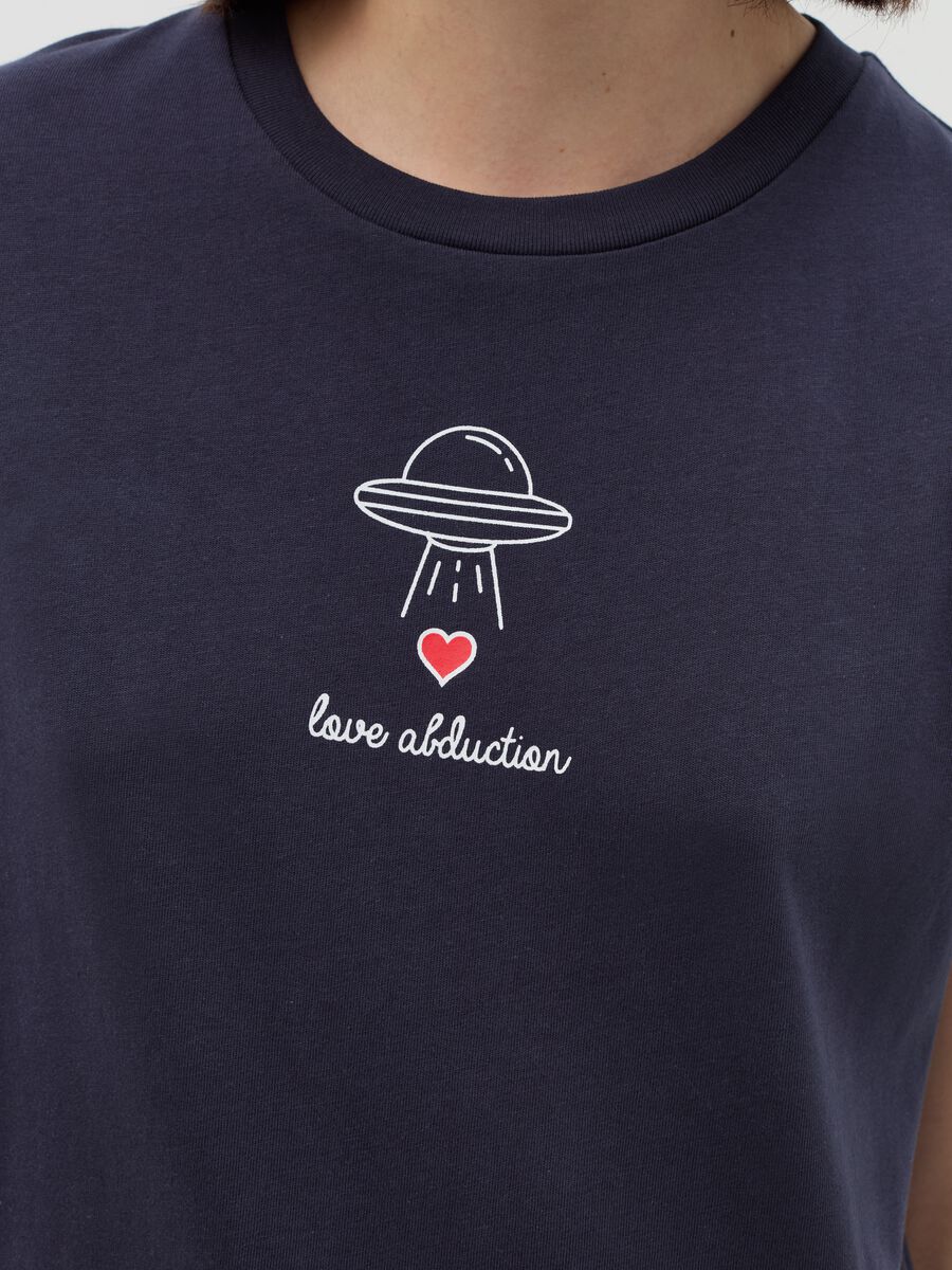 Cotton T-shirt with round neck_3