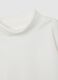 Girls' white pure cotton long sleeve top regular fit_3