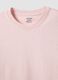 Short-sleeve pink pure cotton regular fit t-shirt_5