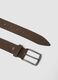 Brown belt with pin buckle_1