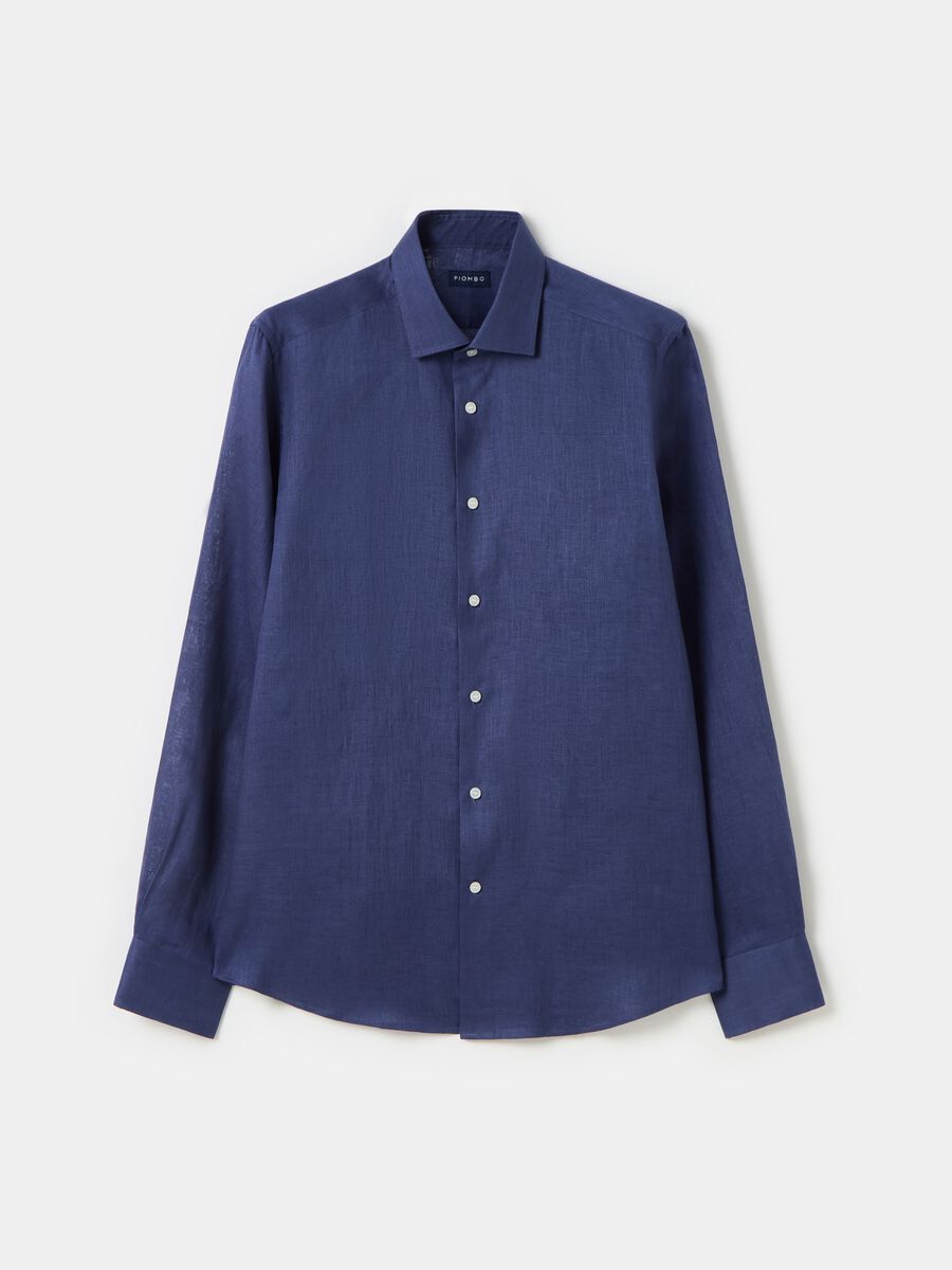 Contemporary shirt in linen_3