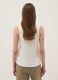 White stretch viscose tank top, regular fit_3