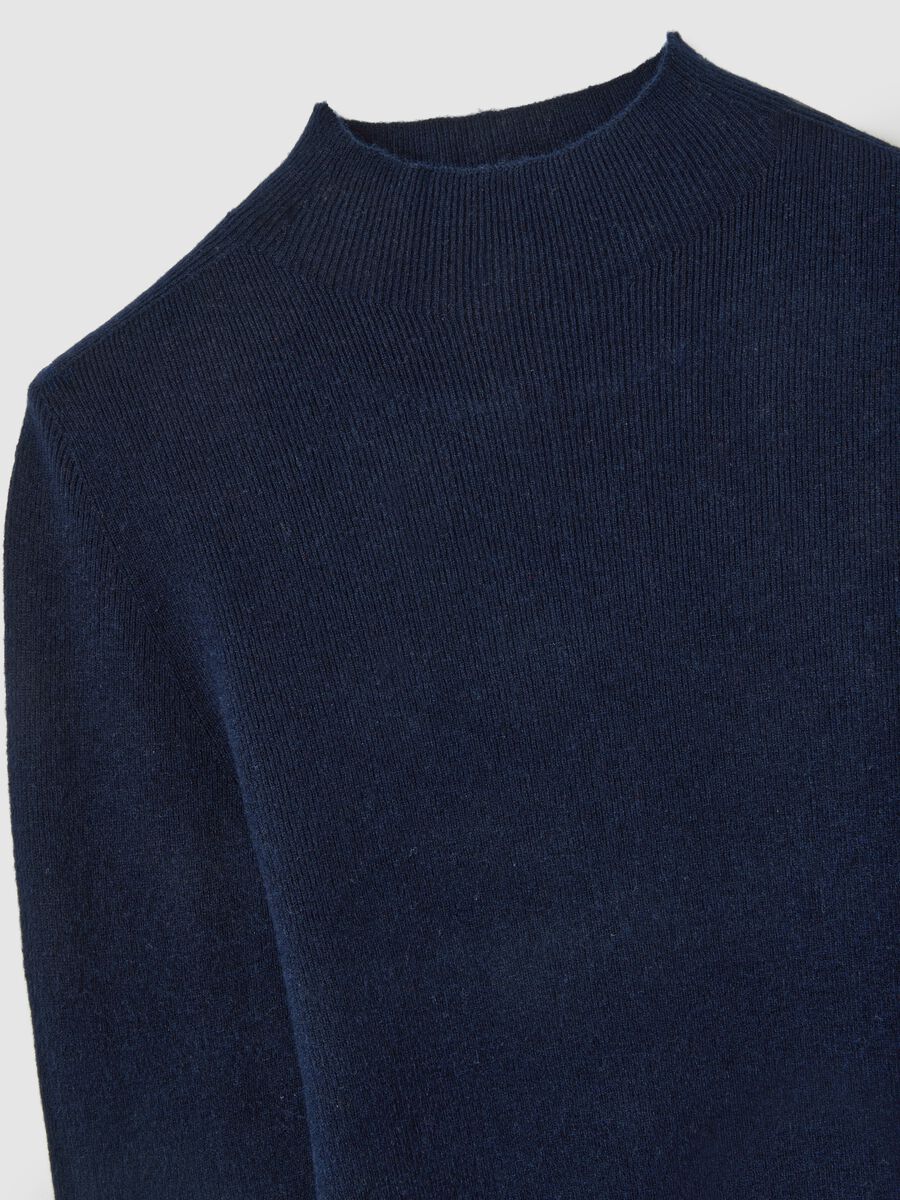 Maglione blu regular fit_5