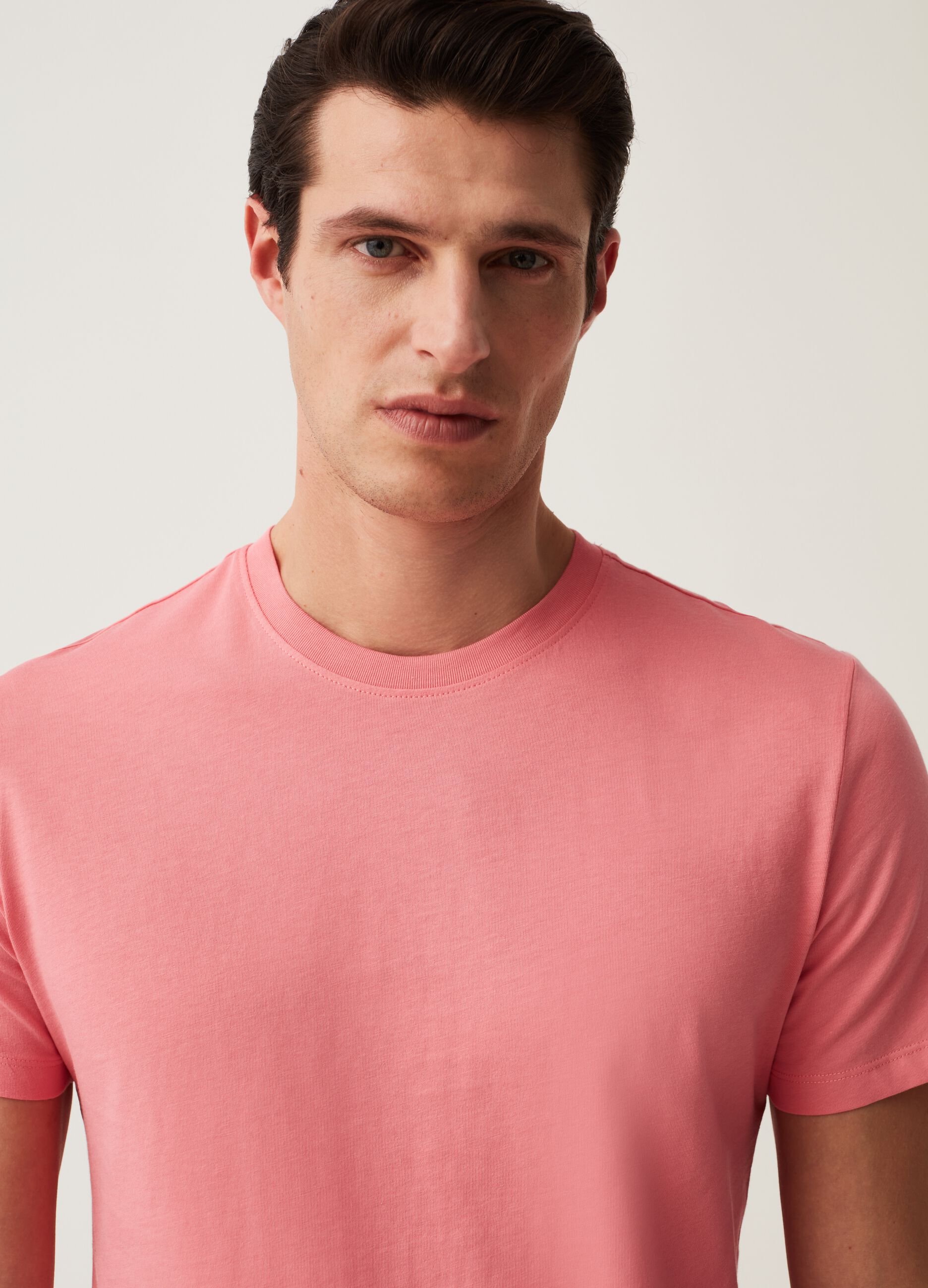Ovs T-shirt girocollo in cotone bio