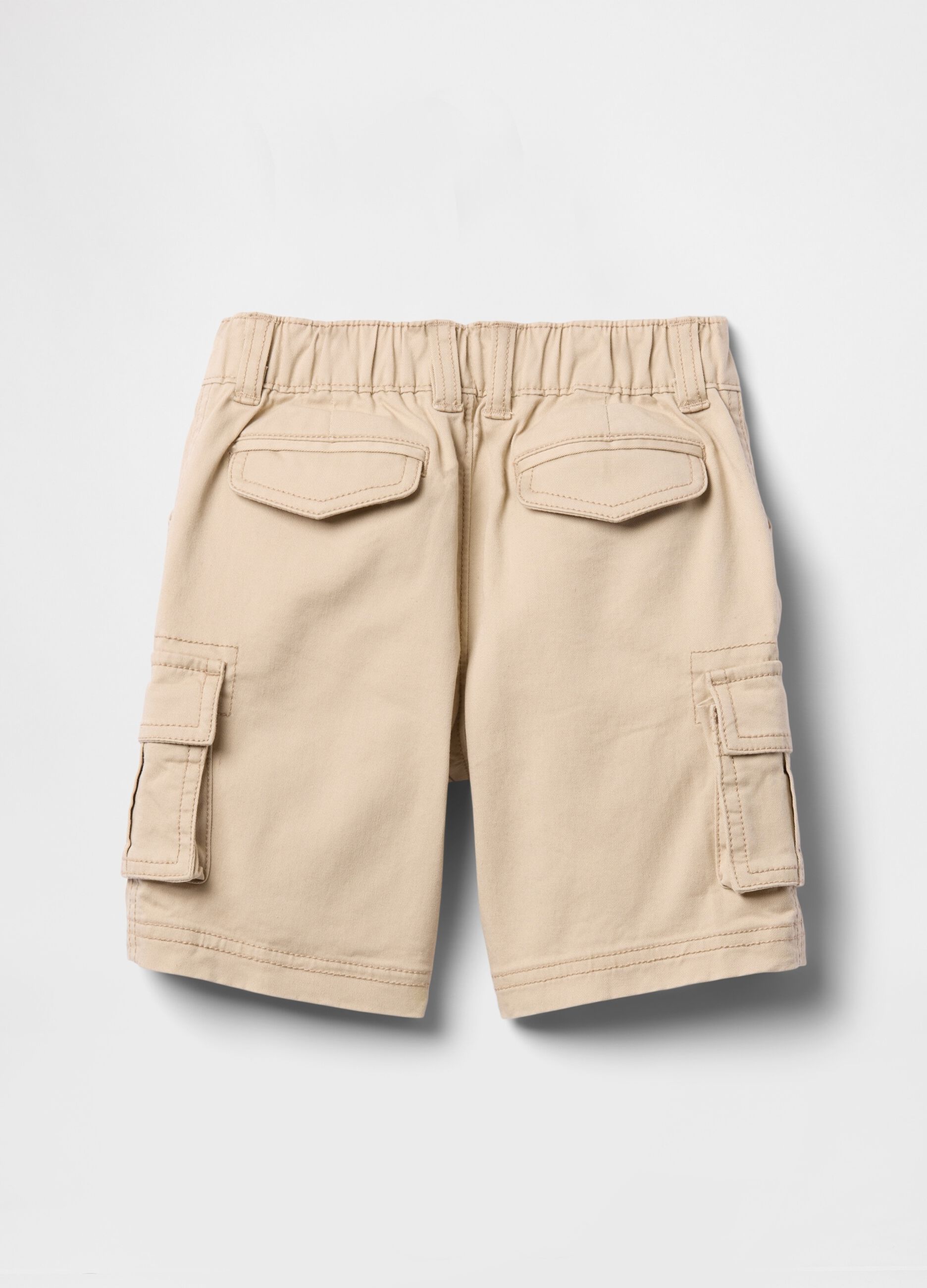 Beige Cargo Shorts for Children