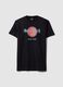 Black pure cotton regular fit T-shirt with Hard Rock Cafe logo_4