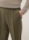 Green Viscose Blend Trousers Regular Fit_3