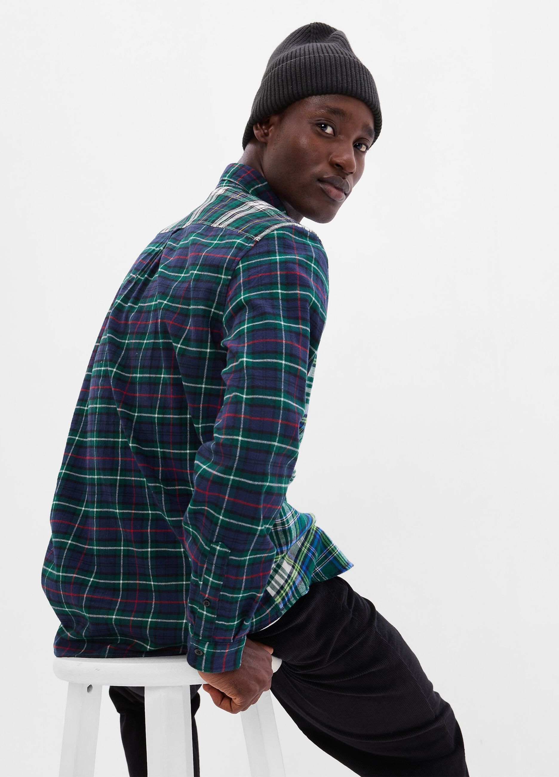 Camicia in flanella plaid