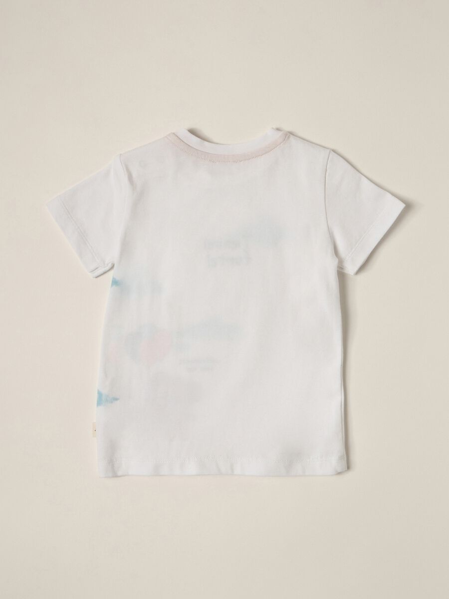 IANA newborn boy T-shirt in stretch cotton jersey_1