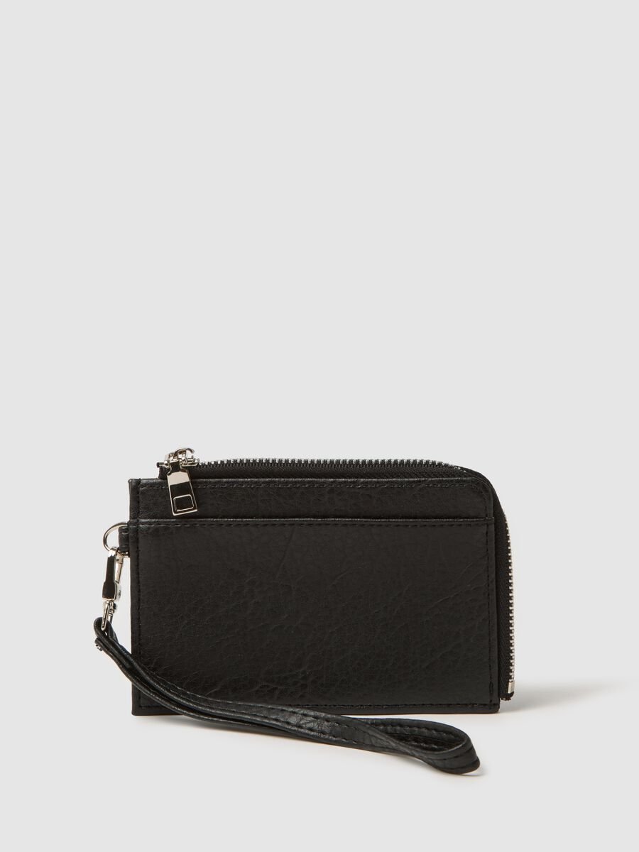 Black zip wallet_0