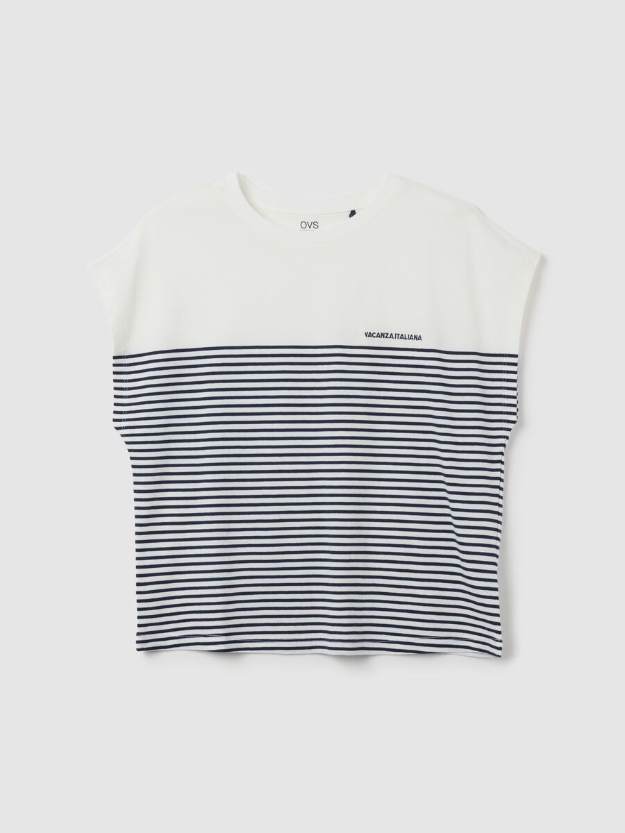 Multicolour Pure Cotton Women's T-shirt_4