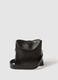 Black Shoulder Bag with Zip_1