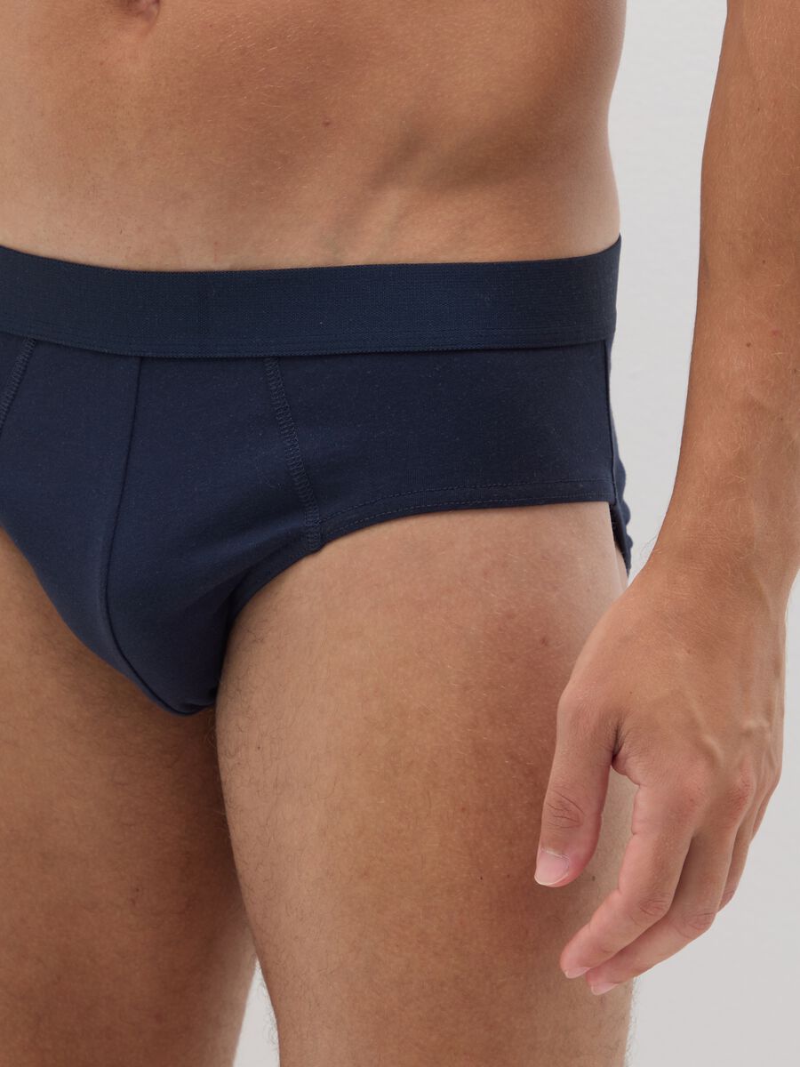 Set of multicolour pure cotton briefs with regular fit_3