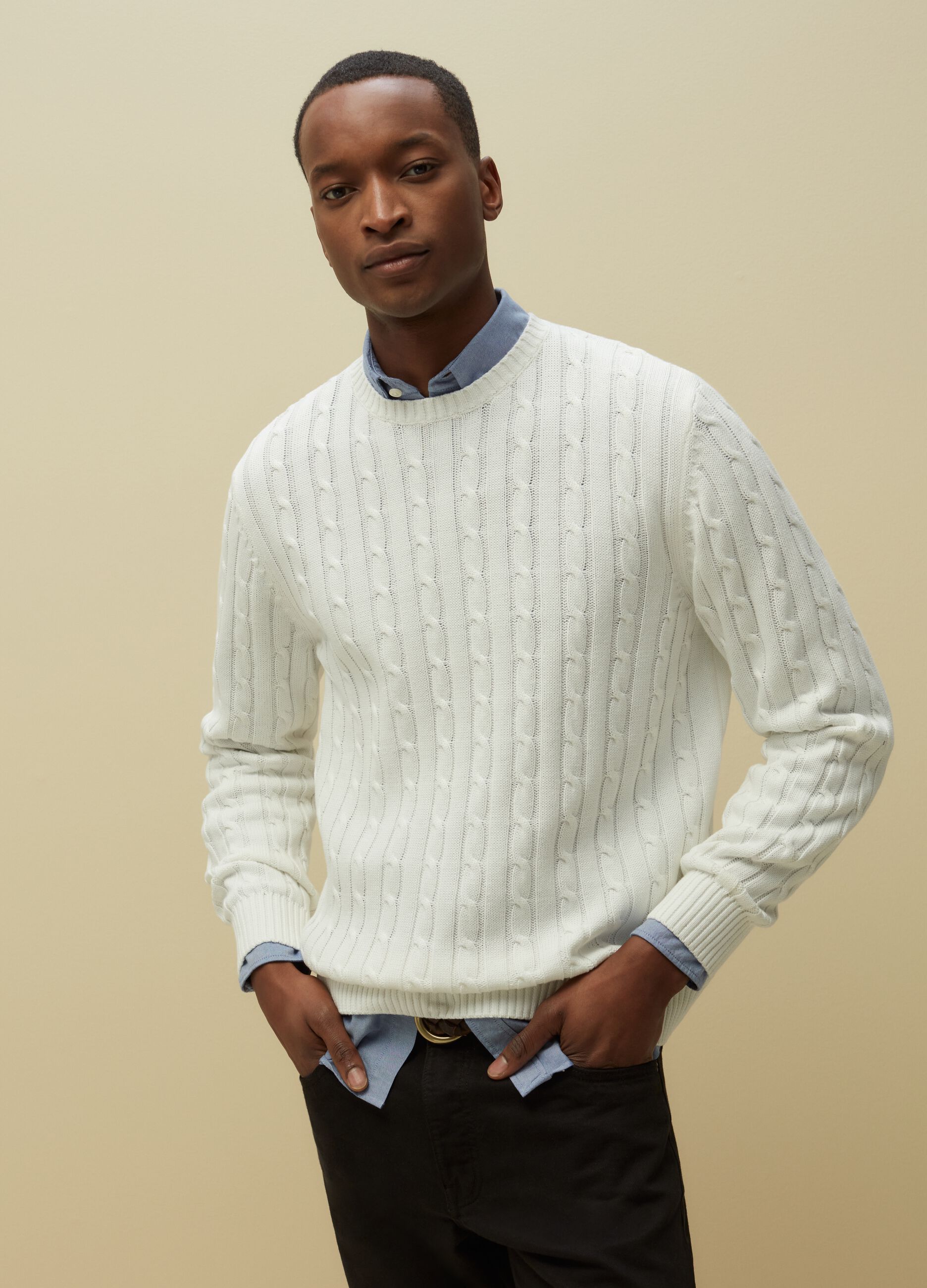 Maglioni Uomo Bianco OVS