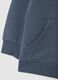 Children's blue cotton hoodie in regular fit_2